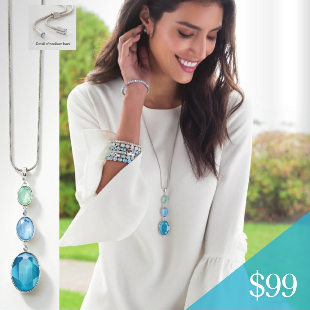 Touchstone Crystal by Swarovski Drop Pendant